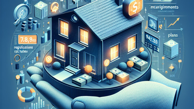 Sposób spłaty kredytu hipotecznego z uwzględnieniem rat malejących i równych.