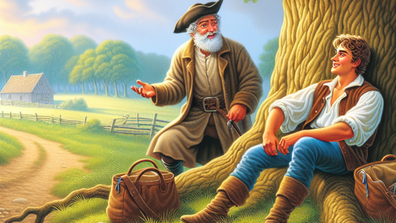 Spotkanie bohaterów Adama Mickiewicza i nauka życiowa.