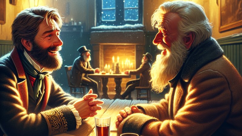 Spotkanie Janka Soplicy z Ebenezarem Scroge - Zmienione Życie.