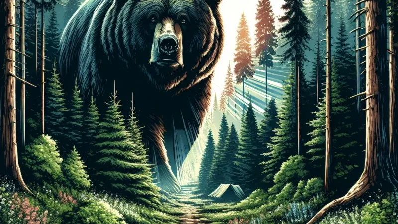 Spotkanie z niedźwiedziem. Opis