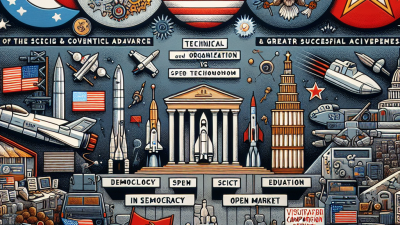 Stany Zjednoczone a Związek Radziecki: Przewaga techniczna i sukcesy organizacyjne.