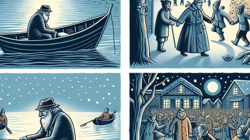 Stary człowiek i morze" oraz "Opowieść wigilijna": wartość bycia dobrym człowiekiem.