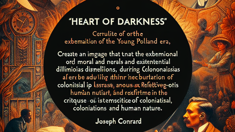 Streszczenie: Joseph Conrad ,,Jądro ciemności”