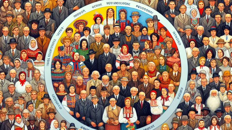 Struktura narodowościowa w Polsce w XX wieku przed II wojną światową.