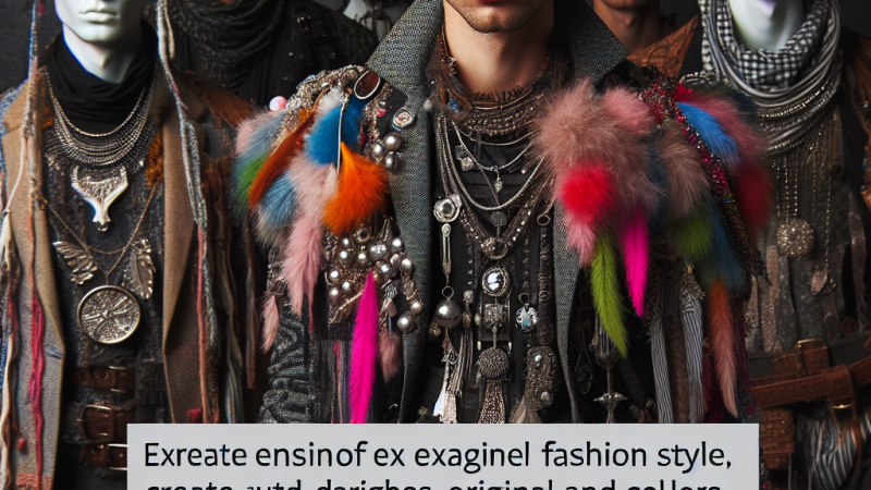 Styl ekstrawagancki w modzie