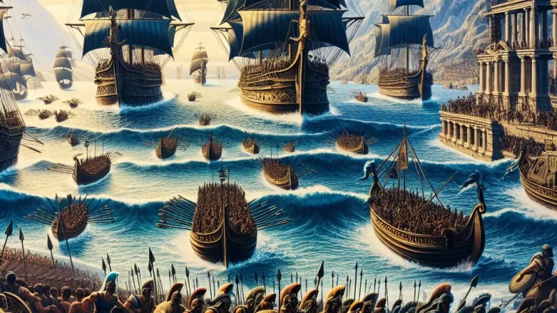 Świadectwo dominacji greckiej na morzu i lądzie w VI-V w. p.n.e.