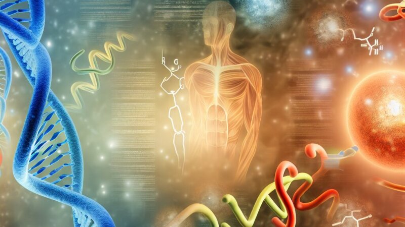 Synteza białka na podstawie rysunków z internetu