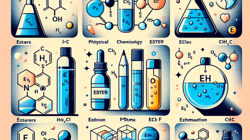 Systematyka i otrzymywanie estrów - właściwości fizyczne, chemiczne i zastosowanie.