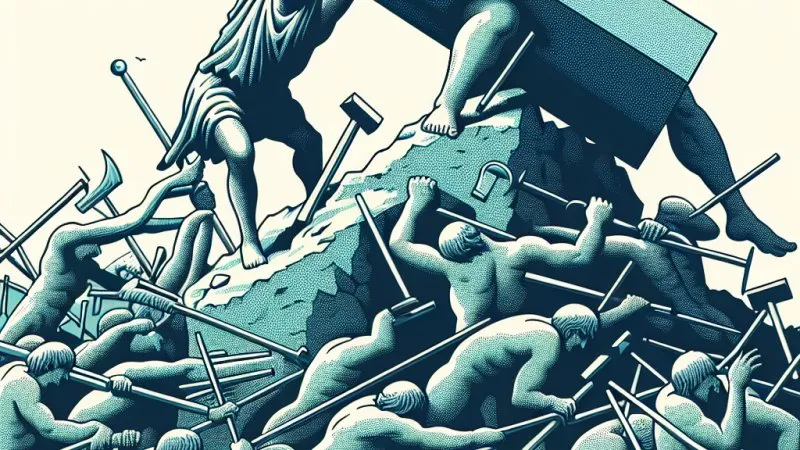 "Syzyfowe prace" - uzasadnienie trafności tytułu.