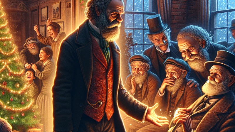 Szczęście nie jest człowiekowi dane, ale wynika z jego czynów: "Opowieść wigilijna"