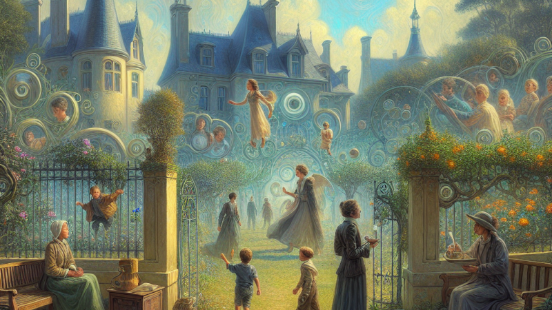 "Tajemniczy ogród" – dalsze losy bohaterów. Opowiadanie z dialogiem