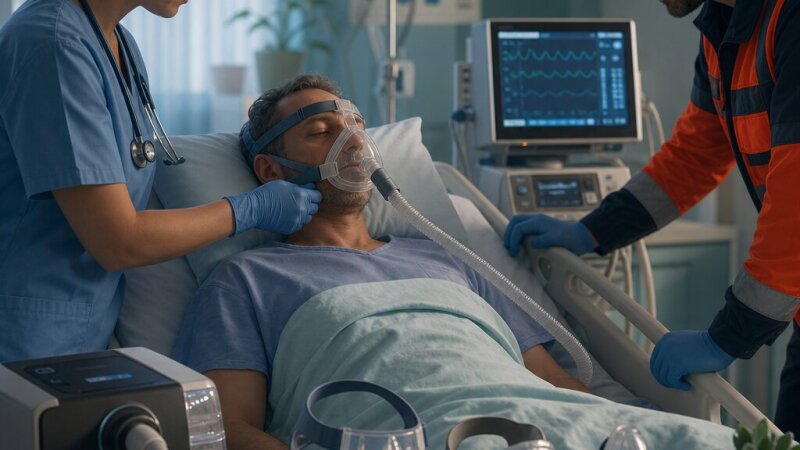 Terapia CPAP w szpitalu: rola pielęgniarki, ratownika i rodzaje masek