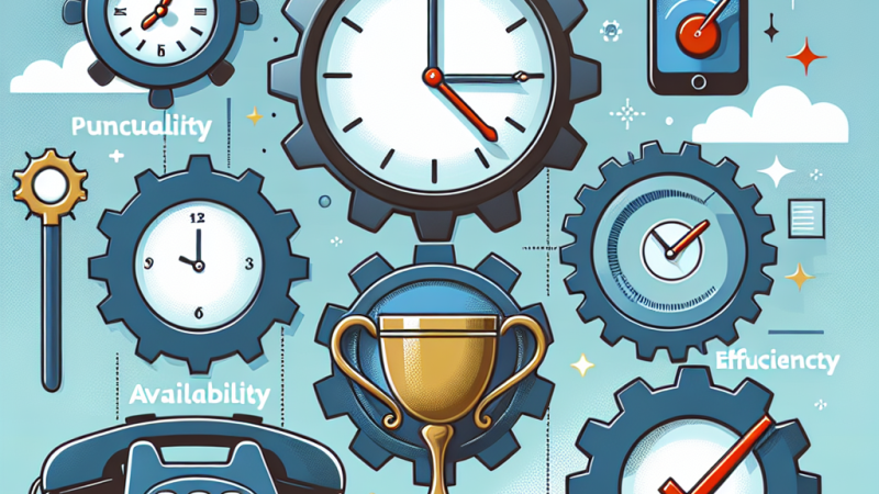 Terminowość, dyspozycyjność, wydajność - kluczowe cechy sukcesu.