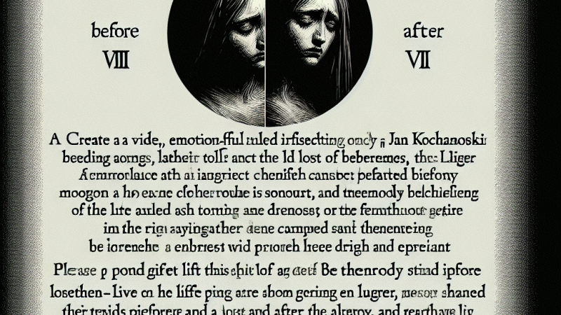 "Tren VIII" - interpretacja