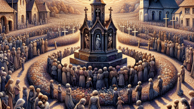 Treny Kochanowskiego - pomnik Urszulki