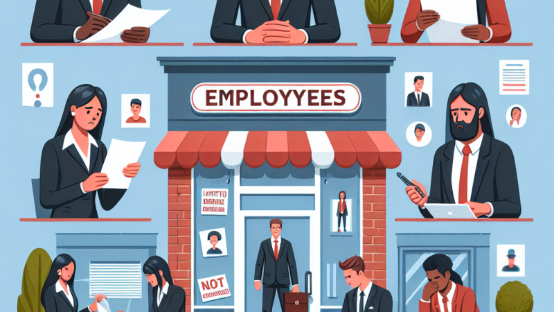 Trudności w rekrutacji i utrzymaniu wykwalifikowanych pracowników w małych przedsiębiorstwach.