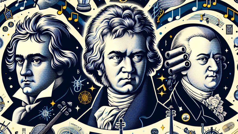 Trzej wielcy kompozytorzy wiedeńscy.