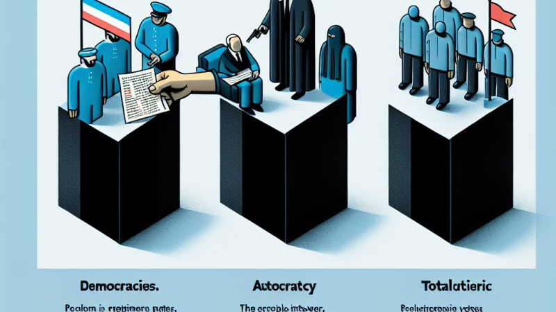 Typologia systemów politycznych ze względu na reżim