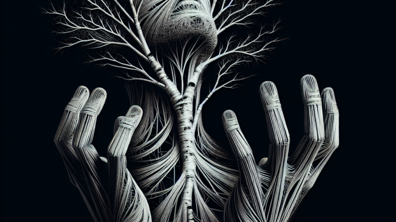 Ubolewanie poety nad śmiercią córki wyrażone w wierszu, pt: „Brzoza” – W. Broniewski.