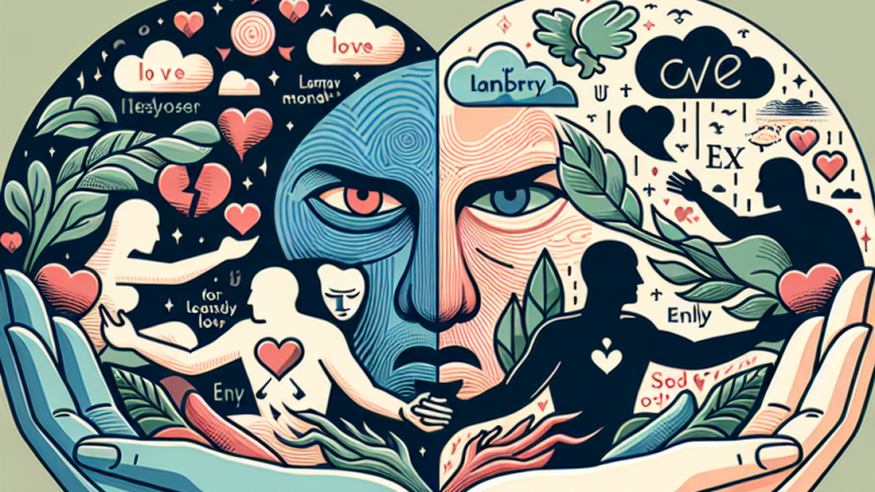 Uczucia tematem utworów literackich.