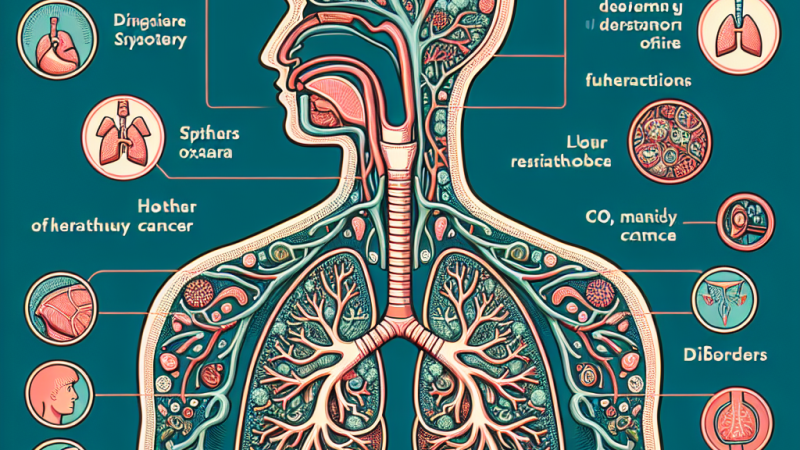 Układ oddechowy: Budowa, funkcje, wentylacja, wymiana gazowa oraz zaburzenia funkcjonowania