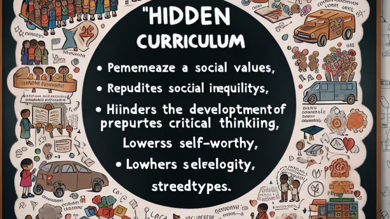 Ukryty program szkoły i jego negatywny wpływ na uczniów