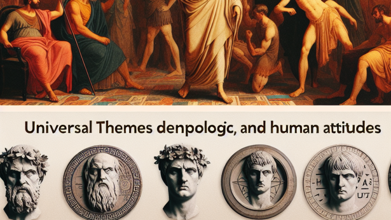 Uniwersalizm Odprawy posłów greckich – postawy ludzkie i archetypy
