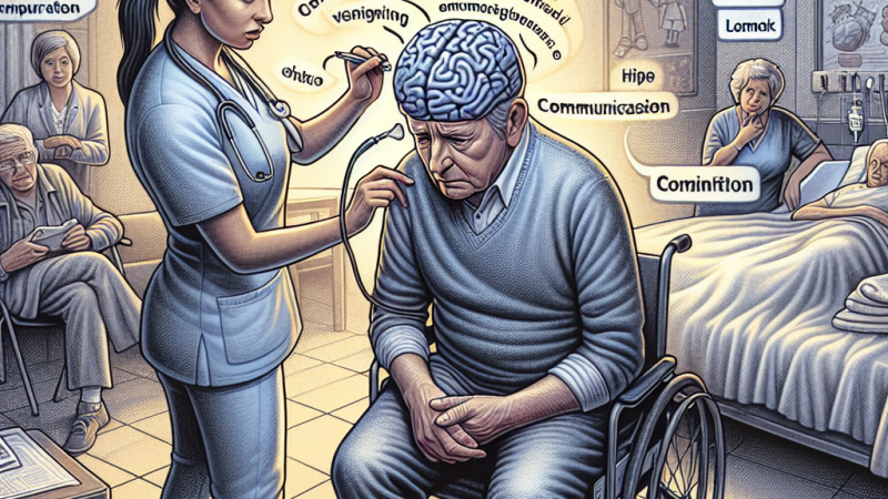 Utrudnione komunikowanie się z powodu zaburzeń poznawczych.