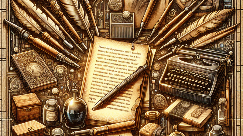 Utrwalanie świadectwa osobistego autora w literaturze.