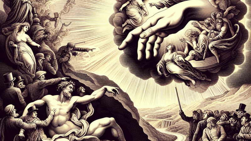 Uzasadnij zakończenie Nie-Boskiej komedii. Dlaczego role zostały odwrócone?