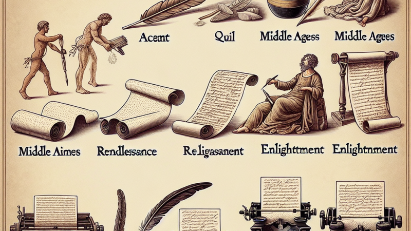 W jakich epokach występowały formy literackie?