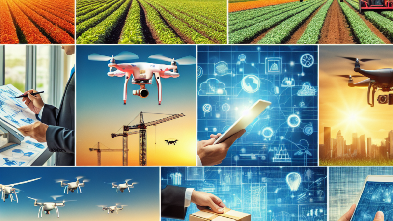 W jakich sektorach wykorzystuje się drony?