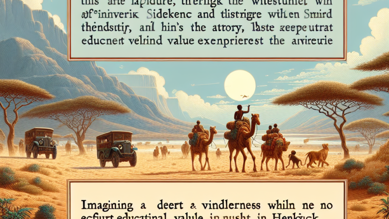 W pustyni i w puszczy - motywy literackie