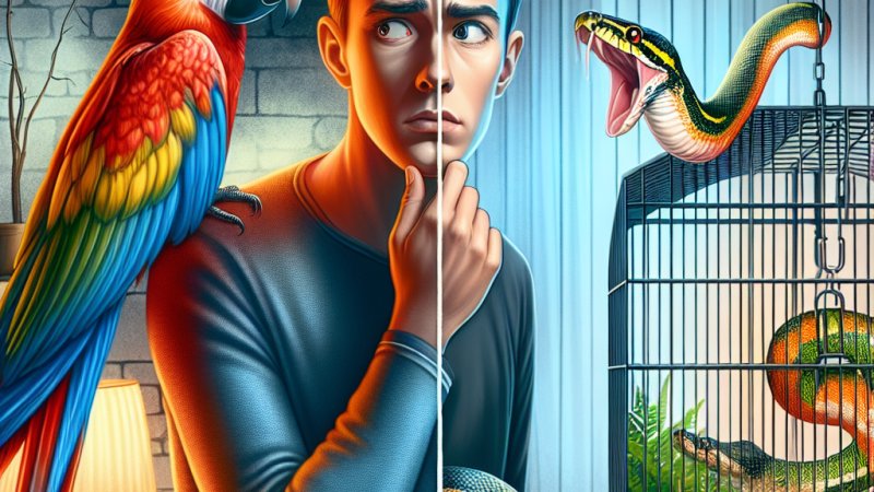 Wady i zalety posiadania egzotycznych zwierząt w domu