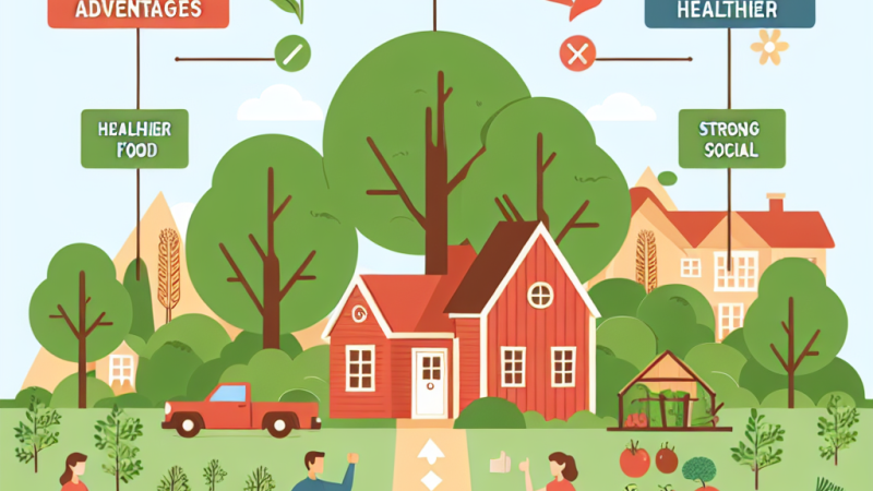 Wady i zalety życia na wsi
