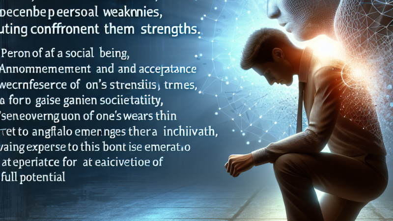 Walka człowieka z jego słabościami