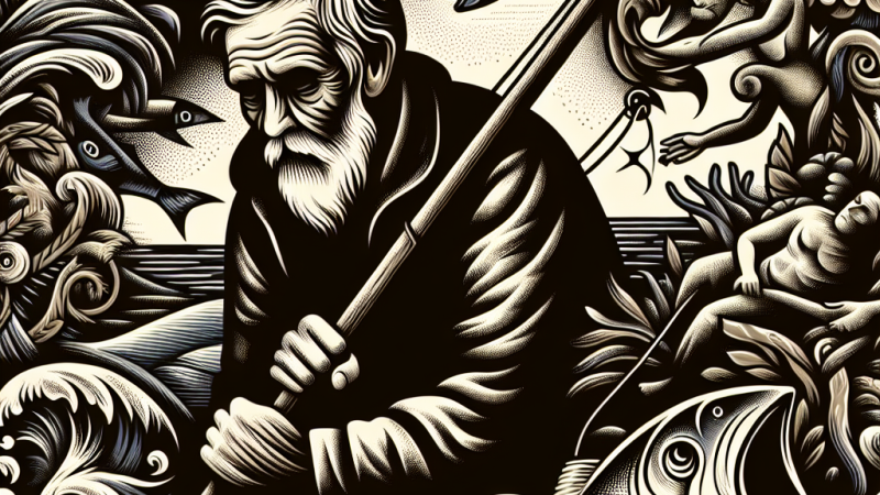 Walka człowieka z przeciwnościami losu na przykładzie Santiago z książki „Stary człowiek i morze”