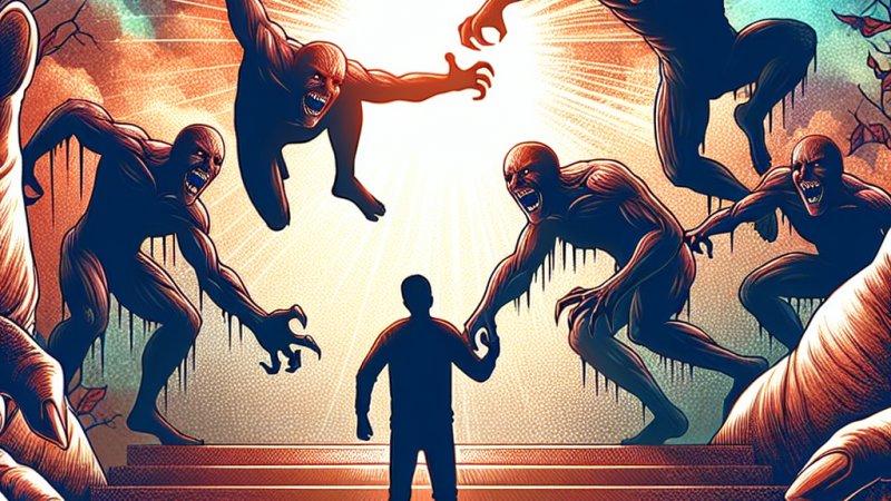 Walka człowieka ze swoimi słabościami