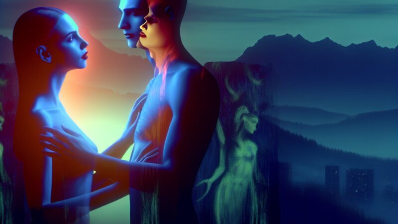 Wampir i jego przystojny ludzki żywiciel