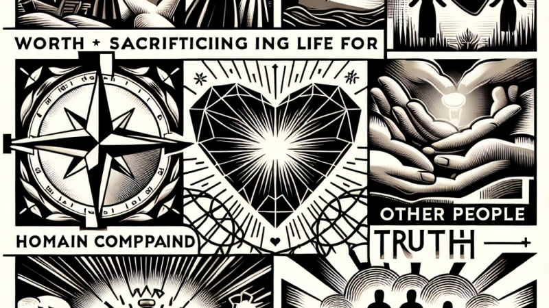 Wartości, dla których warto poświęcić życie. Analiza literacka.