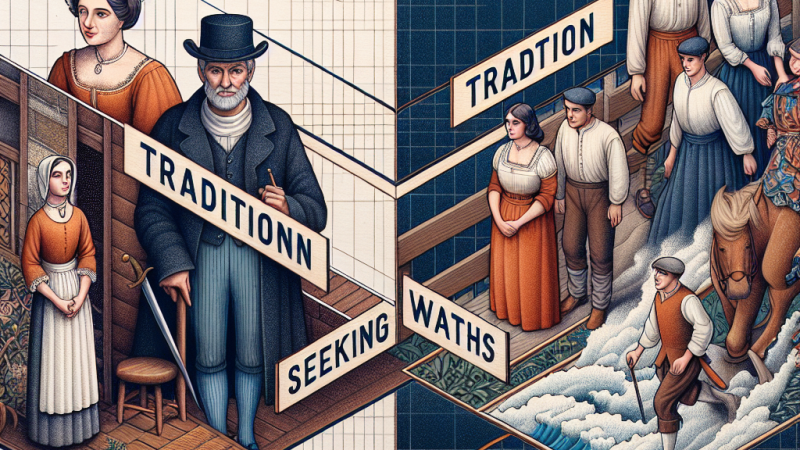 Wierność tradycji a poszukiwanie nowych dróg: różne postawy życiowe