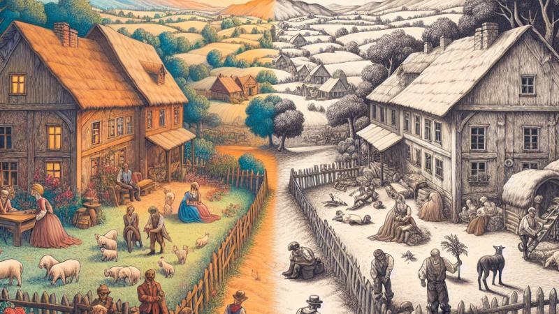 Wieś- arkadia czy miejsce ucisku? Analiza literacka