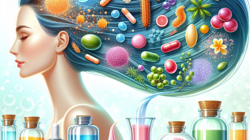 Witaminy rozpuszczalne w wodzie i tłuszczach oraz rośliny w preparatach fryzjerskich