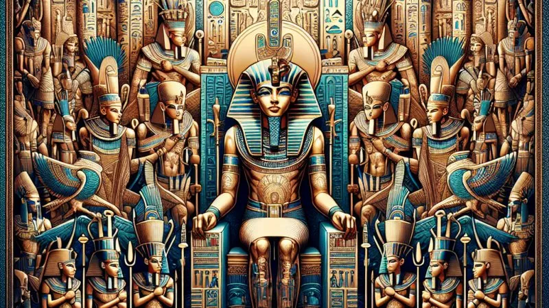 Wizerunek władców w legendach dawnego Egiptu oraz wybranym tekście literackim: kontekst łączący.