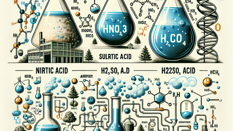 Właściwości kwasów: HNO3, H2CO3, H2SO4, HCl