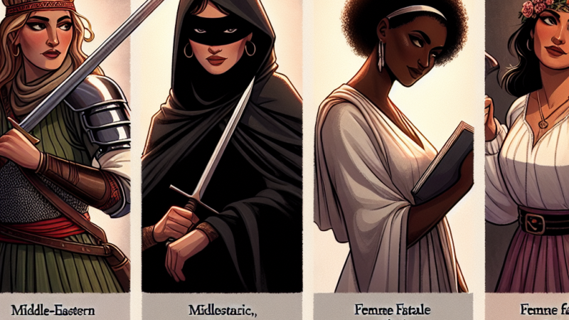 Wojowniczka, zbrodniarka, święta, femme fatale - portret kobiety w literaturze