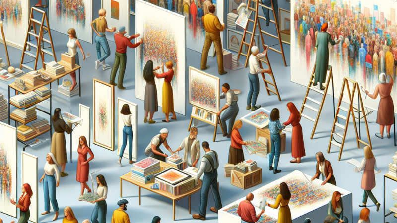 Wpis na blogu o wystawie artystycznej.