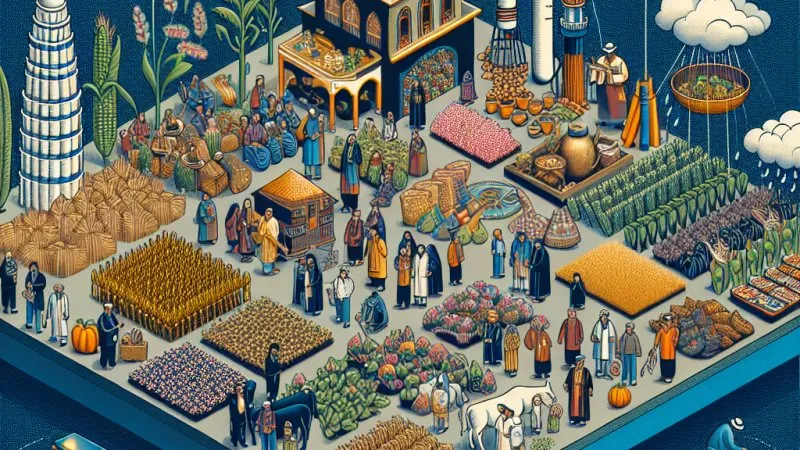 Wpływ czynników kulturowych na kierunki produkcji rolniczej.