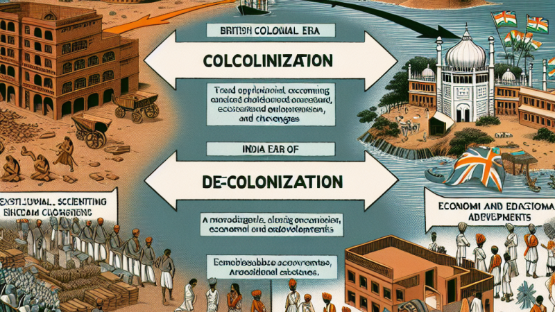 Wpływ kolonializmu i dekolonizacji na społeczeństwo oraz gospodarkę wybranego kraju: Indie