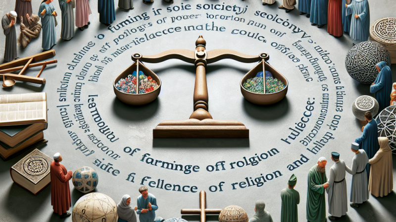 Wpływ religii na funkcjonowanie społeczności i społeczeństwa